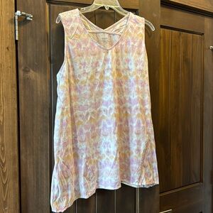 J. Jill Pima Cotton Printed Tunic Sz L